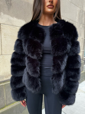 Luxury Faux Leather Jacket