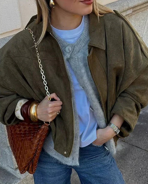Mocha Moves – Suede Jacket